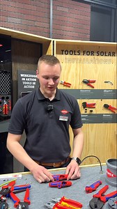 Stripping PV cables made easy – with the new KNIPEX ErgoStrip® PV 16 95 03 SB As Jan demonstrates, our latest stripping tool has everything you need to strip 4 and 6 mm² PV cables in no time. Thanks to the adjustable length stop (6–18 mm), you can set the perfect stripping length for your application – like crimping MC4 connectors. But the ErgoStrip® has even more to offer: ✅ Stripping wires with 0.2 / 0.3 / 0.8 / 1.5 / 2.5 / 4 mm² – just twist and pull ✅ Quick stripping of round and wet-area ca