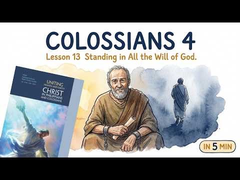 Sabbath School Lesson 13 | Colossians 4 Explained: Paul's Final Words from Prison Summary in 5min