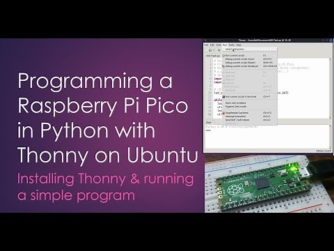 Thonny install & run a Rasberry Pi Pico program from Ubuntu Linux