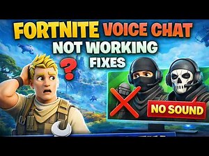 Fortnite Voice Chat Not Working (FIXES) | Can’t Hear, Can’t Talk, Mic Not Detected