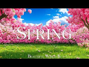Spring in April 4K – Peak Spring 2026 🌸 Ocean of Roses, Vibrant Flower Fields and Peaceful Morning