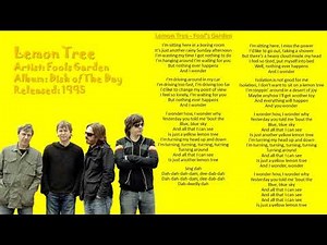 Lemon tree with lyrics