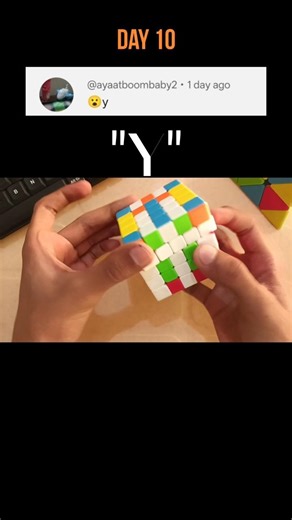 Day 10: Insane "Y" on 5*5 cube 🤯
