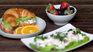 Our classic L&B Chicken Salad recipe is creamy, crunchy and packed with all the good stuff. Tip: L&B Pulled Chicken makes it easy! Save the recipe for later: LandB.mn/AvAJyx | Lunds & Byerlys