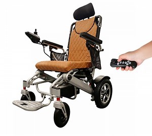 Wheelchair Powerchair Folding Lightweight Li-ion Battery, Remote, Reclining Seat | eBay UK