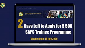 27K views · 395 reactions | 2 Days Left – #PoliceTrainees Vacancies #SAPSCareers #SAPSEmployerOfChoice Your chance to serve and protect is here! Do not miss it. The South African Police Service is hiring young men and women aged 18 to 35 to join as police trainees for the 2025/2026 financial year. Closing date: 18 July 2025. Apply here: https://erecruitment.saps.gov.za | South African Police Service | Facebook