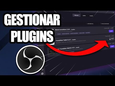 Gestiona tus Plugins de OBS | Desinstala y Actualiza Facilmente ✅