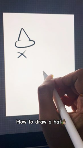 Draw a hat #simpleart #drawingtutorial