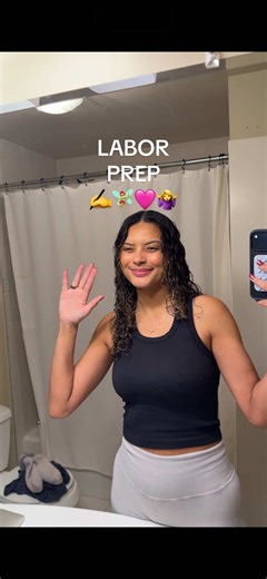 These are the things I did to prep for labor and pushed my baby out in under 30 mins… what else worked for people? #pregnancy #3rdtrimester #labor #birth