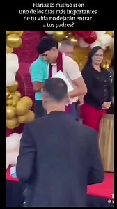 Al papá del joven el director lo mando a comprar y cuando regreso solo lo que compro le pidieron y a el ya no lo dejaron entrar a la graduación de su hijo Ustedes reaccionarian de la misma forma que el joven? . . . . . . . #respeto #igualdad #familia #celebration #graduaciones #amigos #hijos #reflexiones | Motivador Urbano GT