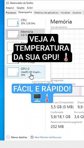 ESSA É A FORMA MAIS FÁCIL E RÁPIDA DE VER A TEMPERATURA DE SUA PLACA DE VÍDEO