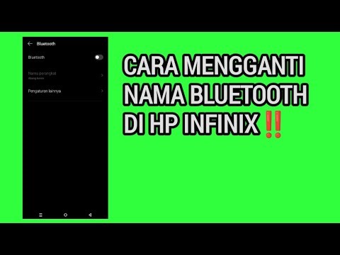 CARA MENGGANTI NAMA BLUETOOTH DI HP INFINIX SMART 10