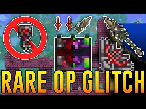 Terraria How to get Vampire Knives & Scourge BEFORE Hardmode! RARE Glitch, Best World Seeds