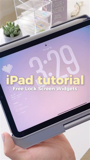 Steal my favorite free iPad Lock Screen widgets 😍