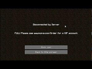 Minecraft Auto-Join Mod V2! Easily join busy Minecraft Servers! Smart Connecting!