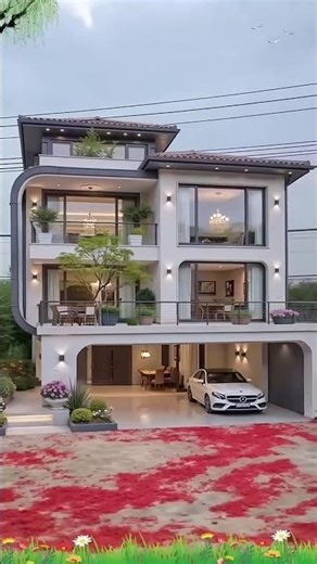 From blueprint to reality. Virtual house construction step by step