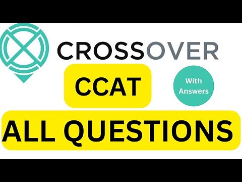 Crossover test Questions and Answers Solved I How to prepare for CCAT