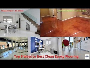 Top 5 Ways to Best Clean Epoxy Flooring | Best Way to Clean Epoxy Floors Without Damage
