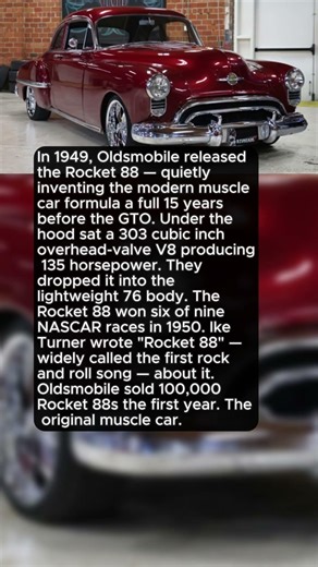 The Olds That Invented the Modern Muscle Car #shorts #automobile #cars