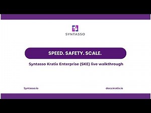 Syntasso Kratix Enterprise (SKE) live walkthrough