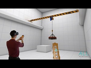 Bridge crane pilot training - Virtual Reality (VR)