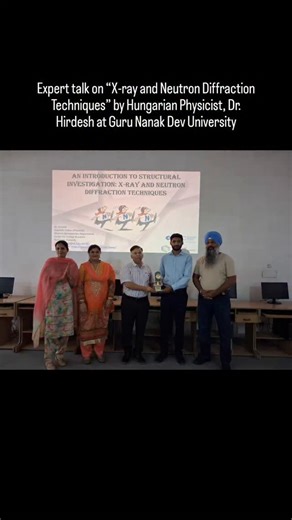 1K views · 12 reactions | Expert talk on “X-ray and Neutron...