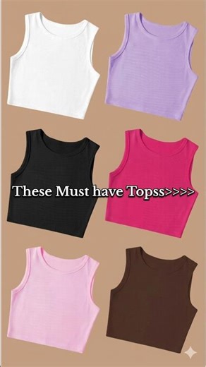 10 Trendy Tank Tops Every Girl Needs 🎀✨#shorts #meesho #tanktops #fyp #ootd #ytshorts #outfitinspo