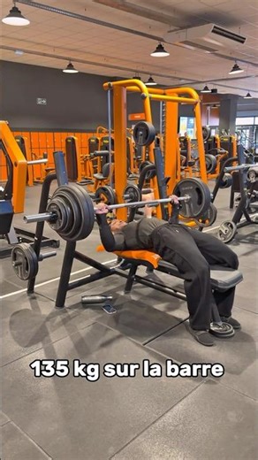 Bench press : 135 kg #gym #bench #morivation
