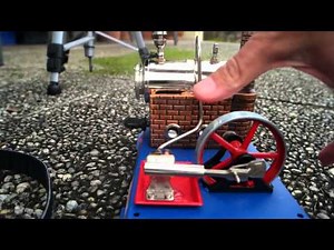 model steam engine test