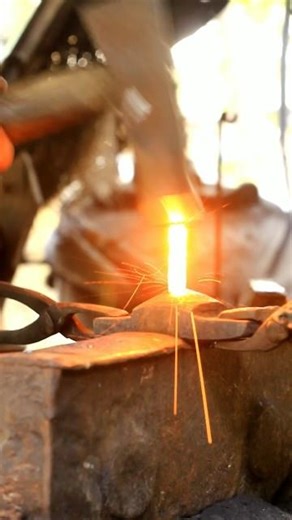 Hard work in the life of a blacksmith
