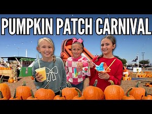 Our EPIC Night at the Pumpkin Patch 2025! | Carnival Rides, Games, Treats & Fall Family Fun!