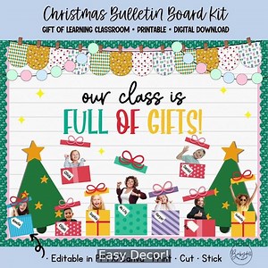 Christmas Learning Bulletin Board Kit - Printable!
