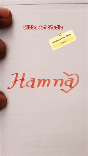 Calligraphy Subscriber name writing #shots #calligraphy #nameart #viral #tranding #handwriting