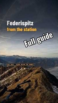 Brutal climb, 40 min from Zurich: Federispitz