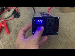 XYZ INVT Pure Sine Wave 1,400 watts Inverter from Amazon. Pt 2 of 3.