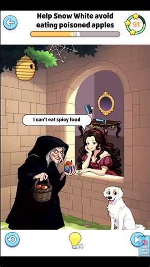 Brainy Prankster Halloween LVL 14 | Help Snow White Avoid Eating Poisoned Apples! 🍎👸