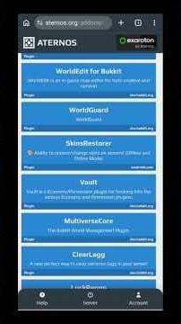 how to add 10best plugins aternos server play Java bedrock #shorts #indiangamer #minecraft #aternos