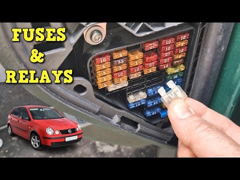 Fuse Box locations - Fuses and Relays - Volkswagen Polo 9N