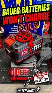 Is Your Bauer Battery Not Charging?? #shorts #diy #automobile
