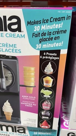 Gourmia 2 L (2.11 qt.) Automatic Soft Serve Ice Cream and Frozen Drink Maker at Costco Canada