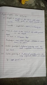 Explain the following:WeightMassVector quantityScalar quant... | Filo