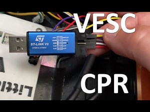 Reviving a bricked VESC using an ST-Link programmer