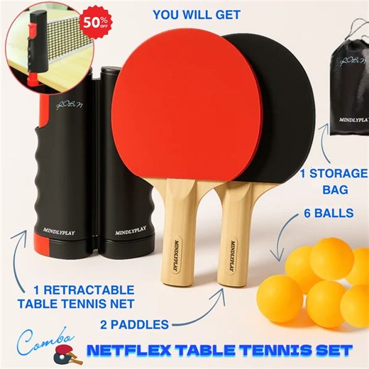 Get your kids off the screen in seconds. 🏓 ✅ Sets up in seconds on any table ✅ Fun for all ages (yes, even adults) ✅ No lost balls, no broken furniture ⭐⭐⭐⭐⭐ “Finally something my kids love more than their iPads.” – Sarah K. 90k happy customers. Limited stock. | TelKin