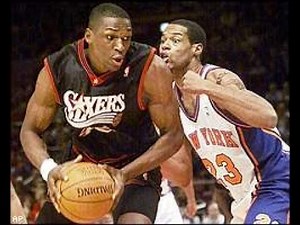 February 1, 2001: Philadelphia 76ers @ New York Knicks