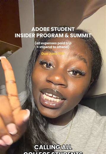 Adobe Student Insider Program & Summit — Apply by June 19