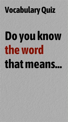 Can You Guess This Word? 🧠 (Word Quiz Challenge) #WordQuiz #LearnEnglish #VocabularyTest #Shorts