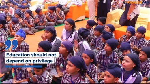 Khalsa Aid (UK) on Instagram: "Education should never be a privilege. Millions of children still face barriers to learning. This International Education Day, stand with children fighting to learn. Donate today. Link in bio. #InternationalDayOfEducation #EducationIsARight #EducationForAll #BreakingBarriers"
