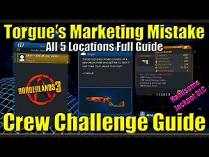 Borderlands 3 | All Torgue's Marketing Mistake Locations | Crew Challenge | Handsome Jackpot DLC