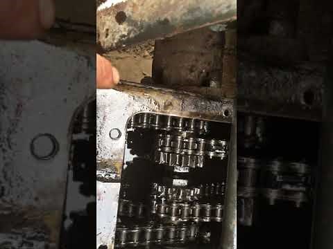 How to change the drive chains on a skid steer - bobcat