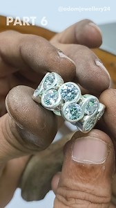 124K views · 1.1K reactions | Making a Silver Diamond Eternity Band  | Handmade Jewelry | Part- 06 Watch Full Video :- https://youtu.be/KJwmEKH4OEI #adamjewellery #silverring #handmadejewelry #silverjewelry #EternityBand | Adamjewellery Handmade | Facebook
